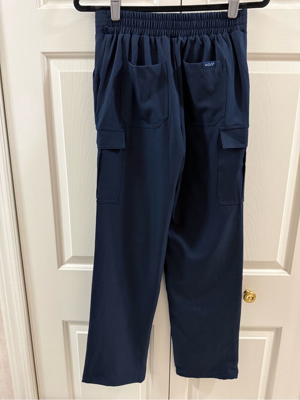 Dr. Woof Scrub Pants XS Navy Cargo Drawstring Stretch Vet Medical NWT - Picture 6 of 8